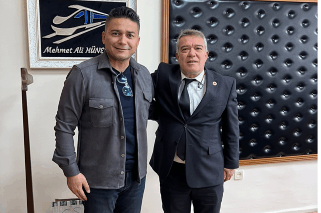Süper Lig Yardımcı Hakemi Ali Tuna’dan Başkan Hünerlier’e Ziyaret