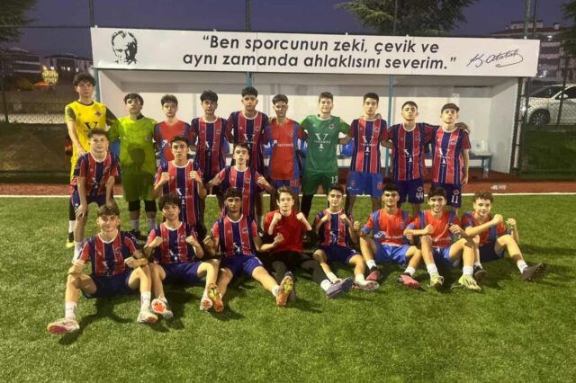 U16 Takımımızdan Hazırlık Maçında Farklı Galibiyet